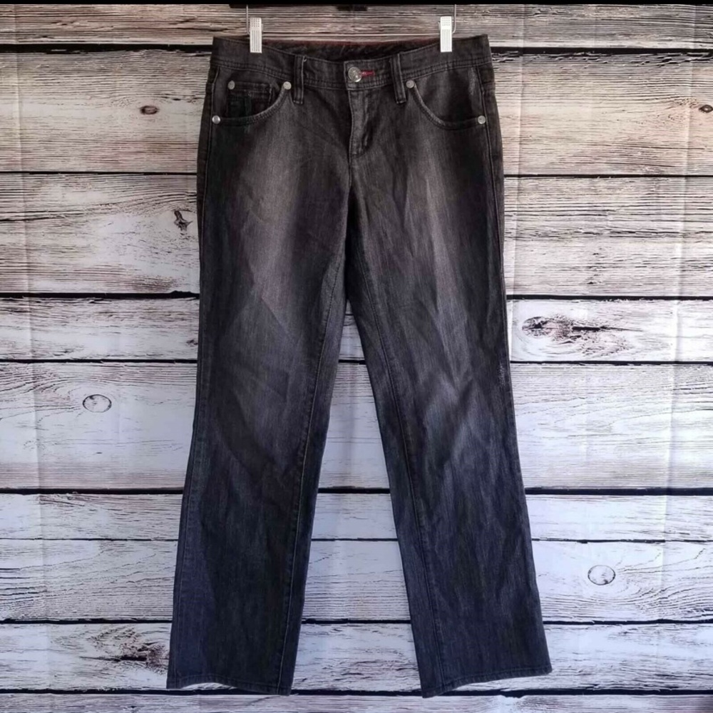Tommy Hilfiger Black Straight Leg Jeans size 6